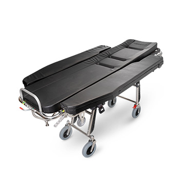 Bariatric extension wings for self-loading stretchers.