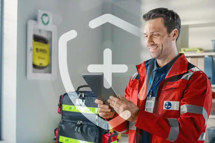 Soccorritore guarda tablet certificazioni copia